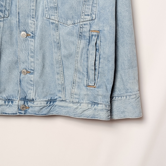 AGODLE Wayne Denim Jacket Small S Aritzia Revolve - Picture 9 of 13